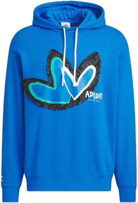 adidas Originals Valentine's Heart Logo Hoodie Blue Unisex Pullover Casualwear IK8650 Buy adidas Originals Valentine's Heart Logo Hoodie Blue Unisex Pullover Casualwear IK8650