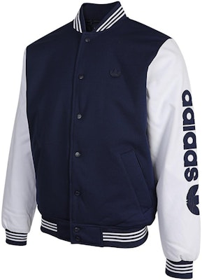 Chaqueta Adidas Originals Varsity Bomber Azul a Rayas Colección Otoño. GE1346 Shop Chaqueta Adidas Originals Varsity Bomber Azul a Rayas Colección Otoño. GE1346