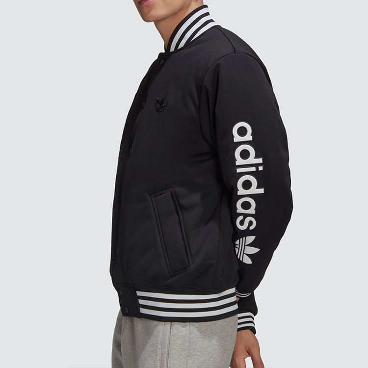 Purchase Adidas Originals 經典黑色校園棒球外套 GE1340