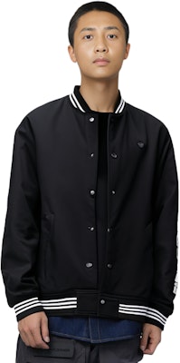 Adidas Originals 經典黑色校園棒球外套 GE1340 Sizing Adidas Originals 經典黑色校園棒球外套 GE1340