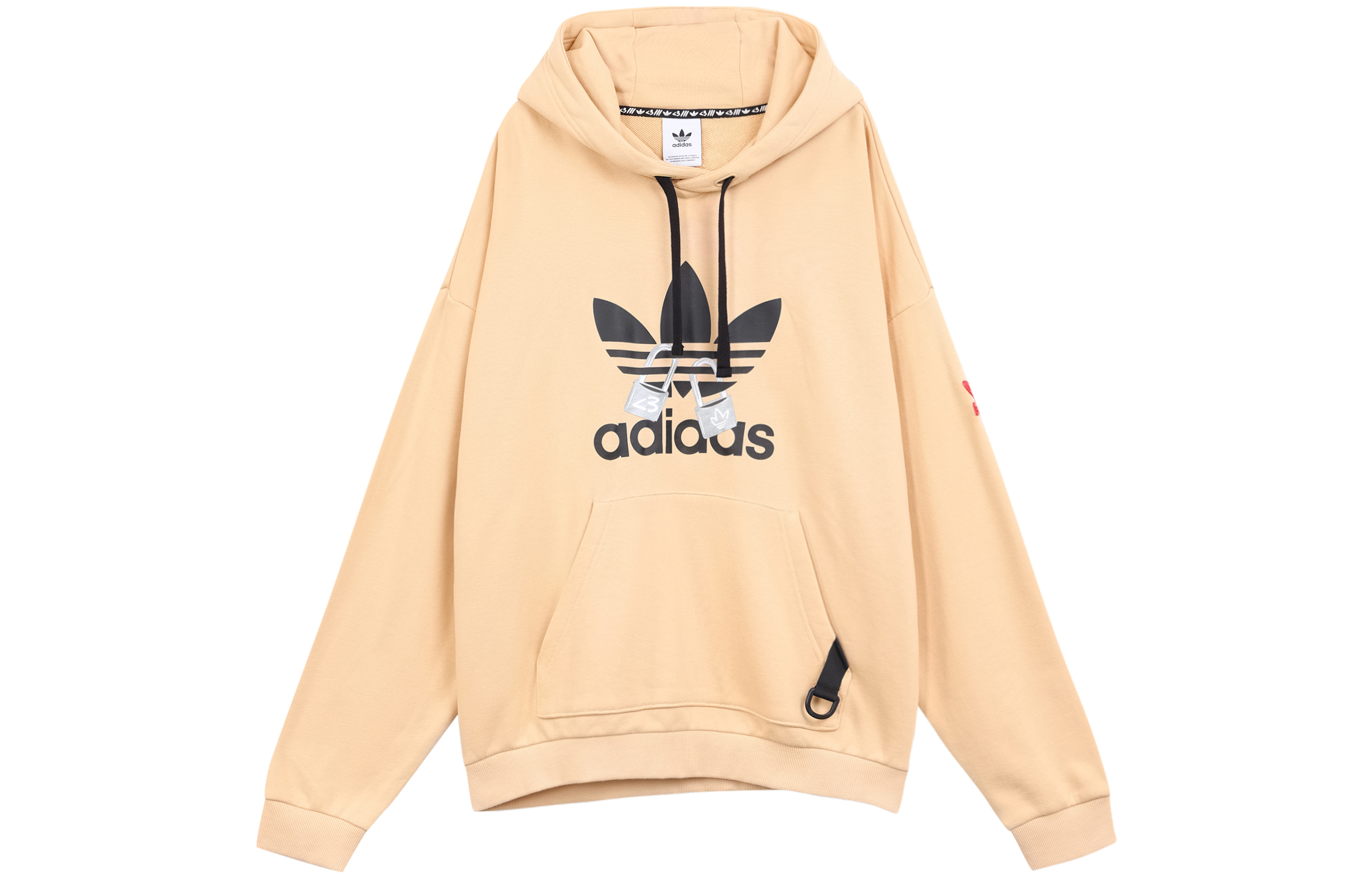 adidas Originals Vday Hoodie Amber Yellow Retro Pullover Sweatshirt HA3655