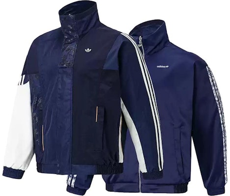 adidas Originals Victory Blue Reversible Retro Track Jacket - Unisex Style. HH9962 Lookbook adidas Originals Victory Blue Reversible Retro Track Jacket - Unisex Style. HH9962