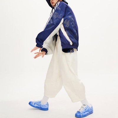 adidas Originals Victory Blue Reversible Retro Track Jacket - Unisex Style. HH9962 1