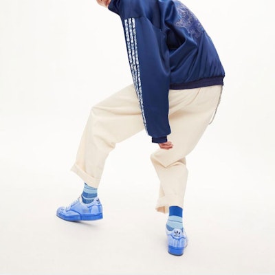 adidas Originals Victory Blue Reversible Retro Track Jacket - Unisex Style. HH9962 2