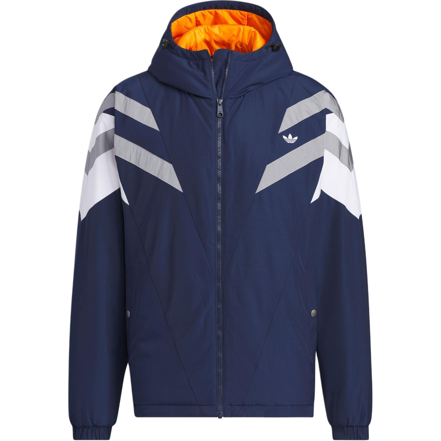 Order adidas Originals Vintage Jaket Olahraga Comfort Navy/Putih. JJ4969