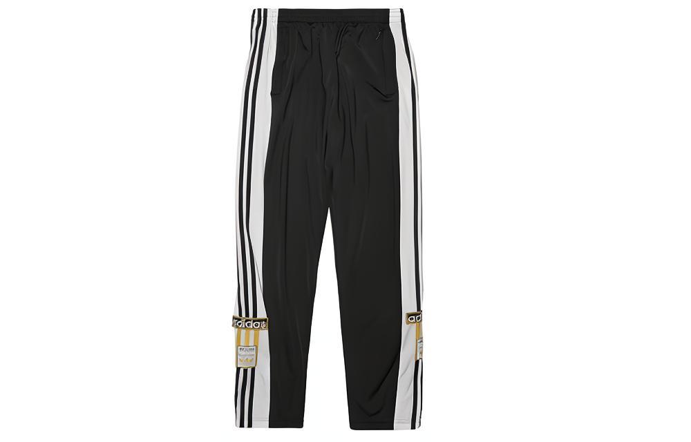 Lookbook Adidas Originals Vintage Side Button Knit Track Pants Black CZ0679