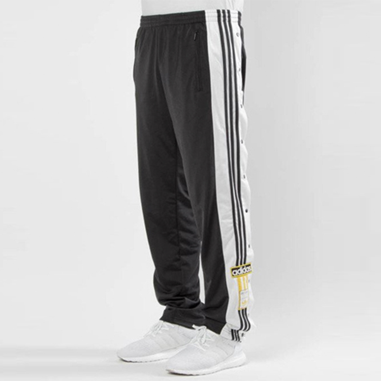Purchase Adidas Originals Vintage Side Button Knit Track Pants Black CZ0679