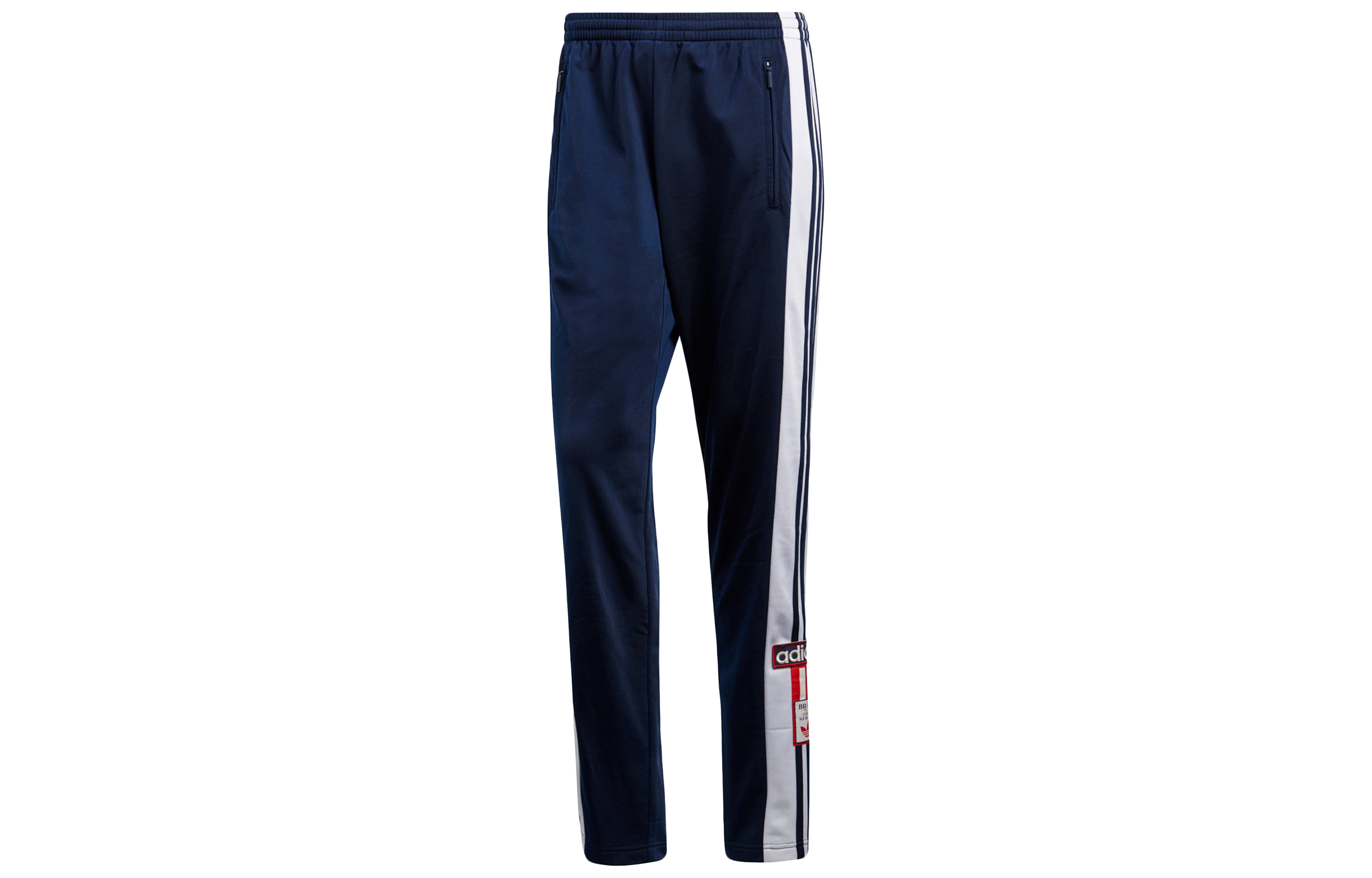 Order Adidas Originals Vintage Stripe Track Pants Button Sideline Navy CZ0678
