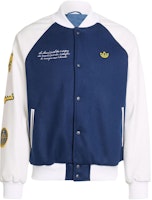 adidas Originals VRCT Jacket Varsity Style Navy Blue Athletic Jacket IS2926 adidas Originals VRCT Jacket Varsity Style Navy Blue Athletic Jacket IS2926