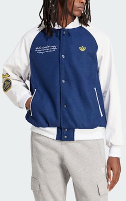 Chaqueta adidas Originals VRCT Estilo Varsity Azul Marino Deportiva. IS2926 Lookbook Chaqueta adidas Originals VRCT Estilo Varsity Azul Marino Deportiva. IS2926