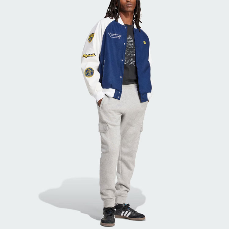 Purchase Chaqueta adidas Originals VRCT Estilo Varsity Azul Marino Deportiva. IS2926