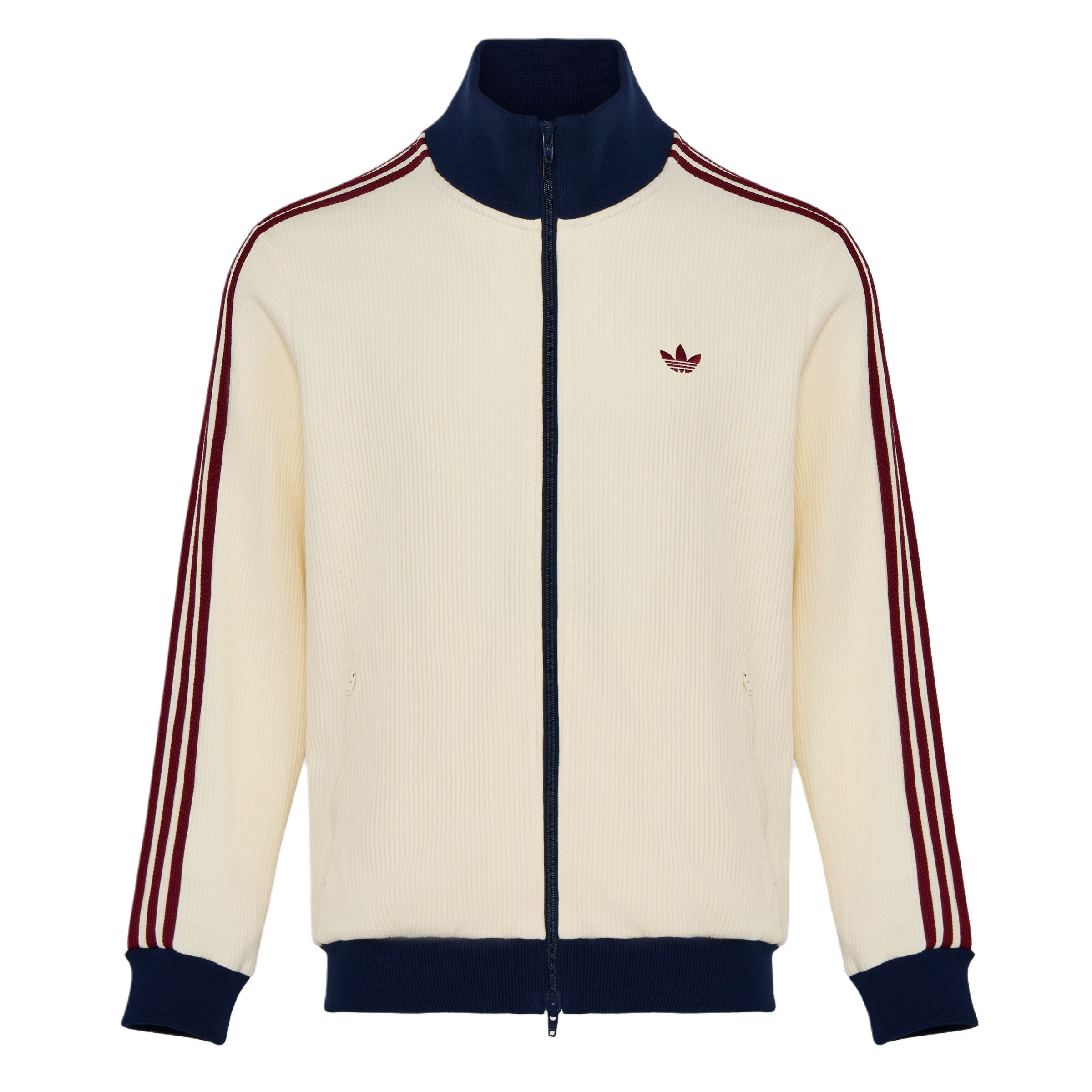adidas Originals Waffle Knit Track Top Spring Zip-Up Jacket KY5769