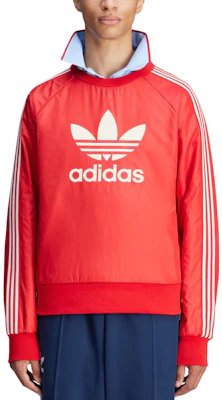 adidas Originals Wales Bonner 紅色條紋圓領衛衣 - 時尚 JE5994 Buy adidas Originals Wales Bonner 紅色條紋圓領衛衣 - 時尚 JE5994
