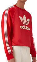 Order adidas Originals Wales Bonner 紅色條紋圓領衛衣 - 時尚 JE5994