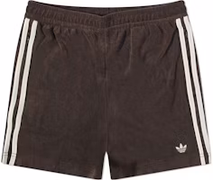 Order adidas Originals Wales Bonner SS23 Celana Pendek Coklat Bordir Pria. IB3250