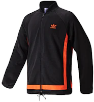 adidas Originals Warmup TT Retro Colorblock Track Jacket Black/Orange GK0650 adidas Originals Warmup TT Retro Colorblock Track Jacket Black/Orange GK0650