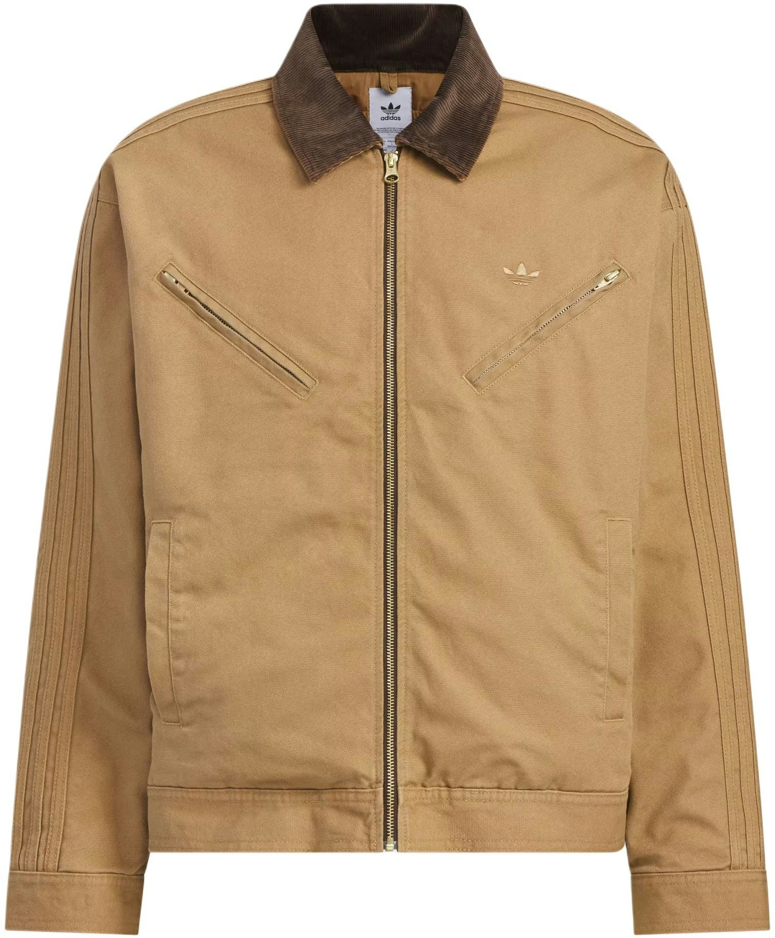 adidas-originals-washed-padded-jacket-desert-brown-gold-casual-warm-coat-jw-9576