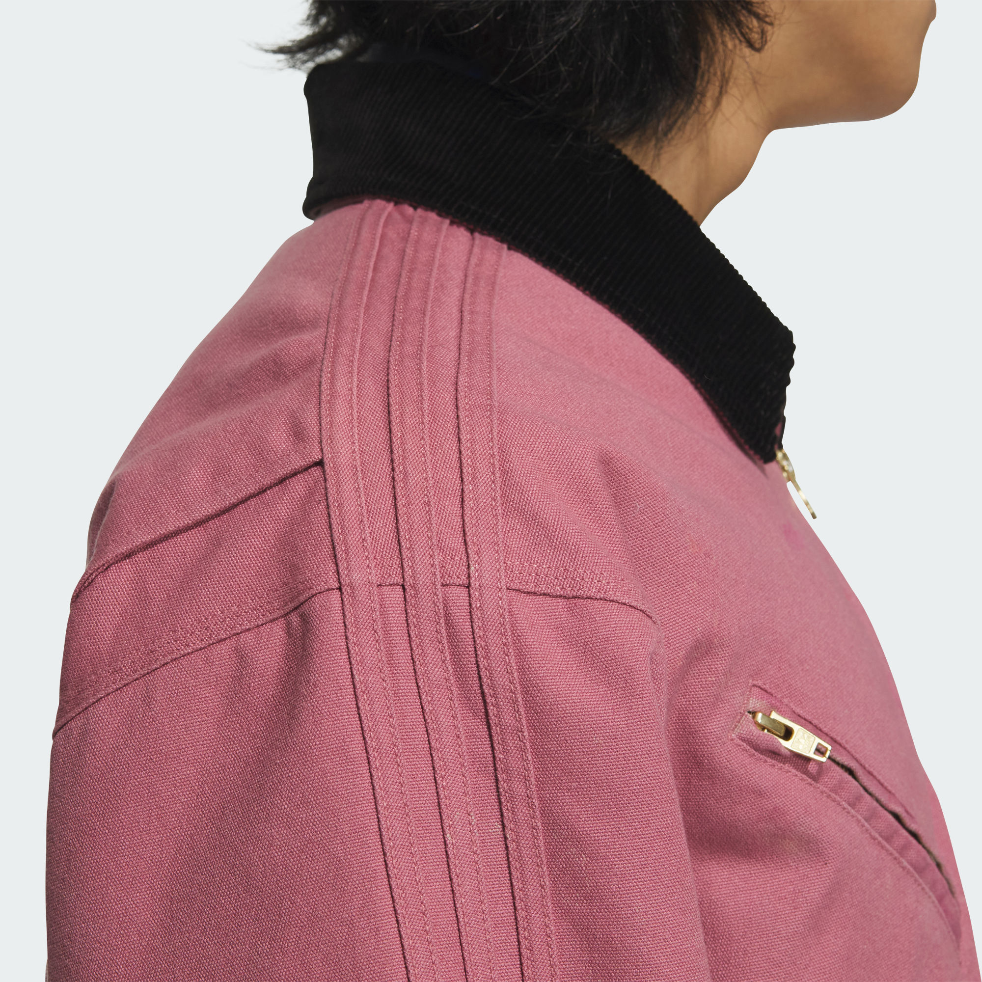 Details for アディダス オリジナルス ユニセックス ワークウェア ジップアップ ジャケット 赤/金 JW9582