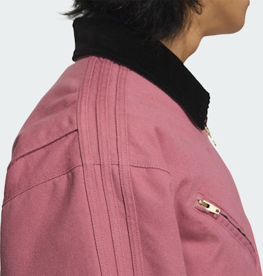 アディダス オリジナルス ユニセックス ワークウェア ジップアップ ジャケット 赤/金 JW9582 Details for アディダス オリジナルス ユニセックス ワークウェア ジップアップ ジャケット 赤/金 JW9582