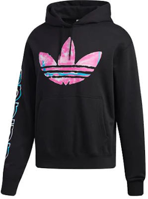adidas Originals Hoodie Watercolor Logo Hitam Graphic ED6273 Buy adidas Originals Hoodie Watercolor Logo Hitam Graphic ED6273