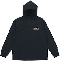 adidas Originals WB Kaval Logo Hoodie Jacket Black DX4236 adidas Originals WB Kaval Logo Hoodie Jacket Black DX4236