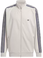 adidas Originals White Stand Collar Striped Zip Jacket Unisex. IZ4922 adidas Originals White Stand Collar Striped Zip Jacket Unisex. IZ4922