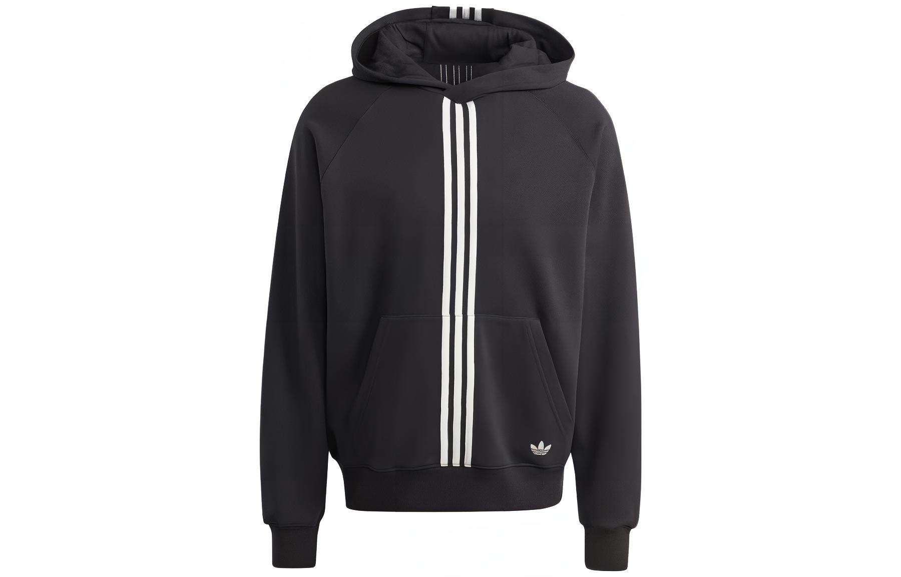 adidas Originals Winter Hacked Hoodie Black Tricolor Sweatshirt IP9485