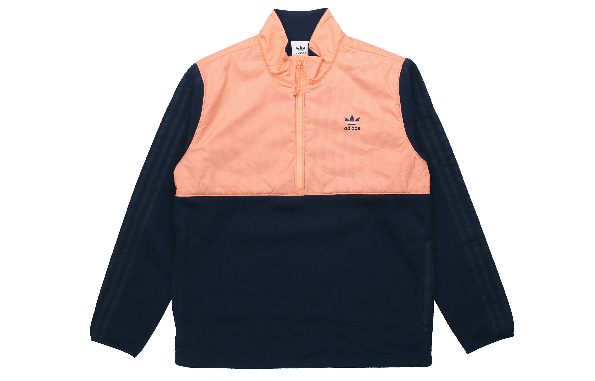 adidas Originals Winterised Half Zip Fleece Retro Jacket Navy - Sportswear GD0000