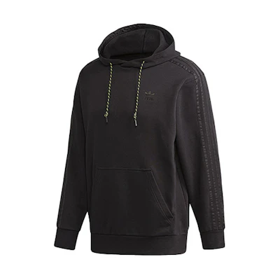 adidas Originals Winterized Hoodie Casual Loose Fit Black GD0011