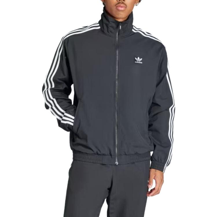 Lookbook adidas Originals Woven Firebird Adicolor Track Jacket Black Long Sleeve IT2491