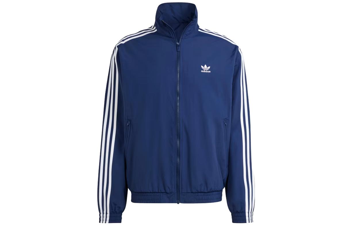 adidas Originals Woven Firebird Adicolor Track Top Navy  Zip Jacket. IT2492