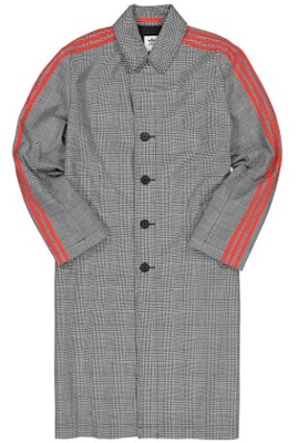 adidas Originals x 424 Grey Checkered Trench Coat Collaboration FS6235 Buy adidas Originals x 424 Grey Checkered Trench Coat Collaboration FS6235