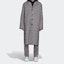 Shop adidas Originals x 424 Grey Checkered Trench Coat Collaboration FS6235