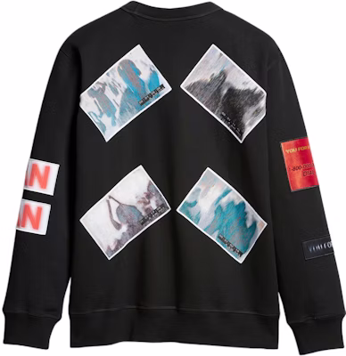 adidas Originals x Alexander Wang Flex 2 Sweatshirt Logo Cetak Hitam Lelaki. FQ5058 Lookbook adidas Originals x Alexander Wang Flex 2 Sweatshirt Logo Cetak Hitam Lelaki. FQ5058