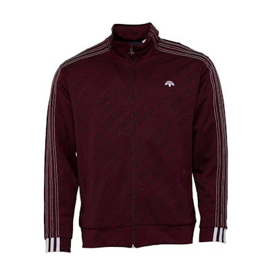 adidas Originals Alexander Wang Logo Long-Sleeve Jacket Deep Red Menswear CF1083