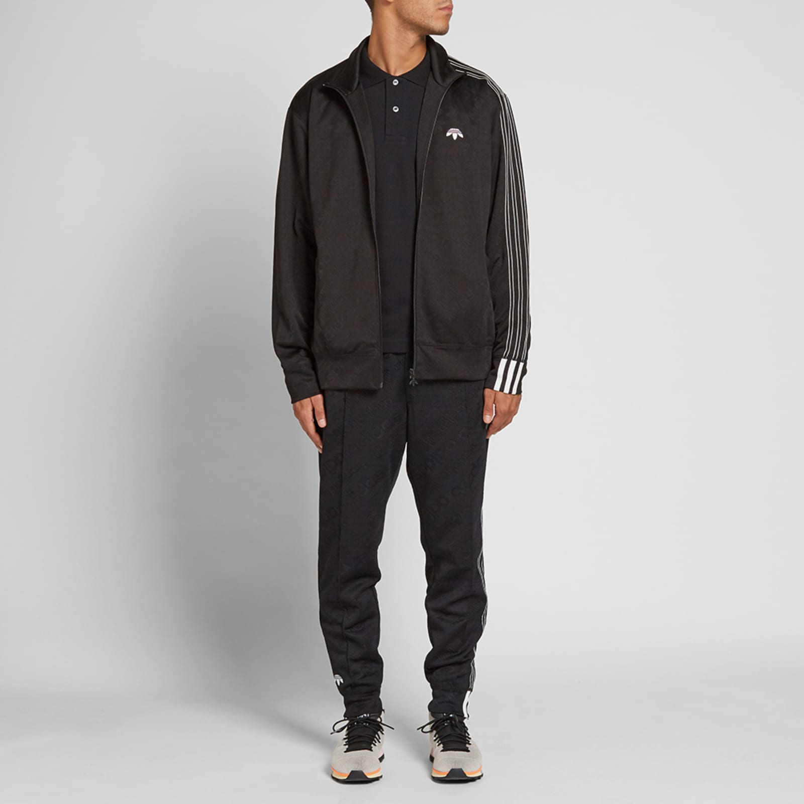adidas Originals Alexander Wang Retro Track Jacket Black Unisex CV5259 圖 3