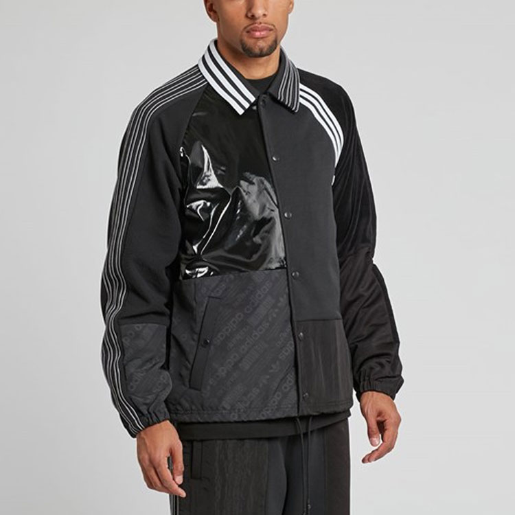 adidas Originals Alexander Wang Striped Logo Track Jacket Black Unisex BP6689 圖 5