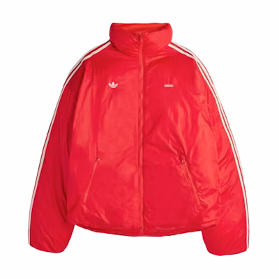 adidas Originals AVAVAV FW24 Striped Warm Fashion Jacket Unisex Red JG1427