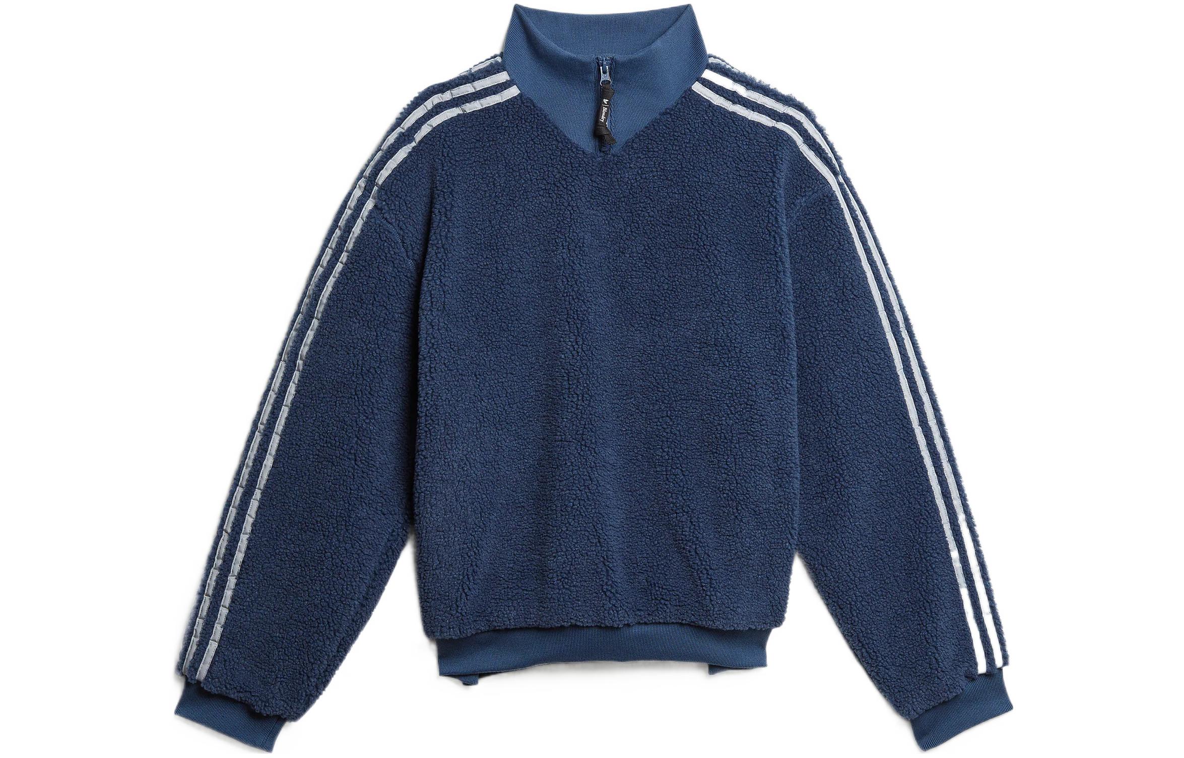 adidas Originals x Blondey  Striped Pullover Sweatshirt Blue. GS9267