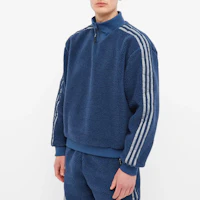 Purchase adidas Originals x Blondey 藍色條紋圓領套頭衫。 GS9267