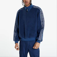 Sizing adidas Originals x Blondey 藍色條紋圓領套頭衫。 GS9267
