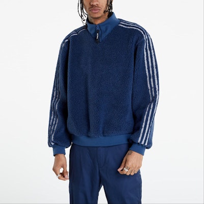 adidas Originals x Blondey Striped Pullover Sweatshirt Biru. GS9267 Sizing adidas Originals x Blondey Striped Pullover Sweatshirt Biru. GS9267