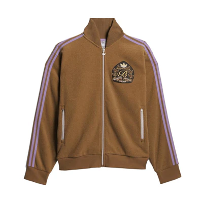 adidas Originals Blondey McCoy Boucle Track Jacket Brown Unisex Retro Style IK9615