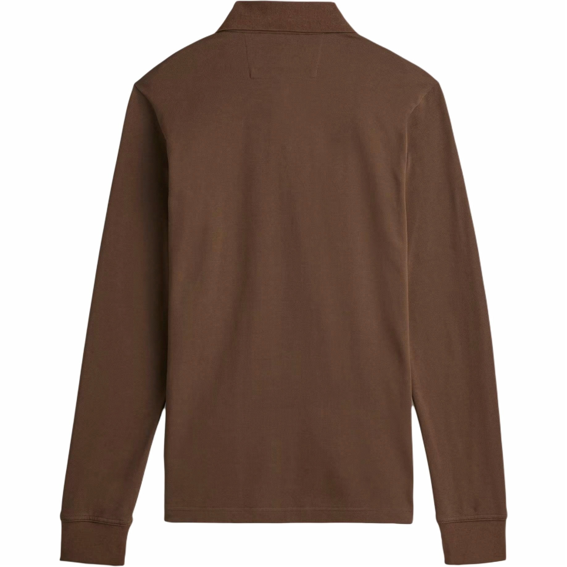 Lookbook 阿迪达斯 Originals x C.P. Company 棕色刺绣长袖 Polo 衫 男女款 JE8671