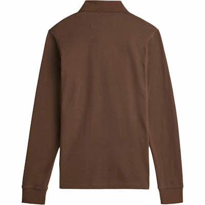 阿迪达斯 Originals x C.P. Company 棕色刺绣长袖 Polo 衫 男女款 JE8671 Lookbook 阿迪达斯 Originals x C.P. Company 棕色刺绣长袖 Polo 衫 男女款 JE8671