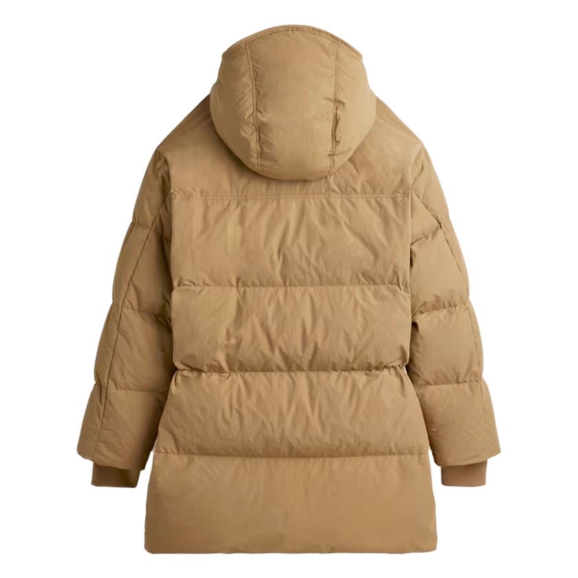 Lookbook adidas Originals x C.P. Company FW24 男女寬鬆羽絨外套 淺棕色 JE8673