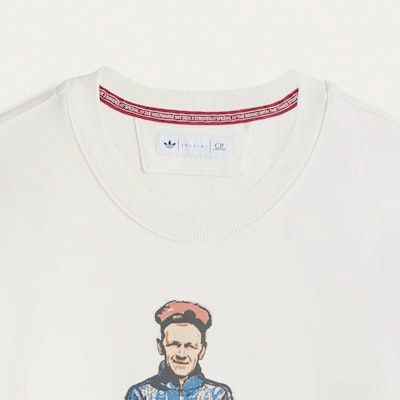 adidas Originals x C.P. Company FW24 白色印花長袖上衣 男女款 JH1463 Details for adidas Originals x C.P. Company FW24 白色印花長袖上衣 男女款 JH1463