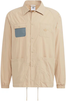 阿迪达斯 Originals x CHARR 男士多口袋户外夹克 卡其色可调节下摆 HR3462 Buy 阿迪达斯 Originals x CHARR 男士多口袋户外夹克 卡其色可调节下摆 HR3462