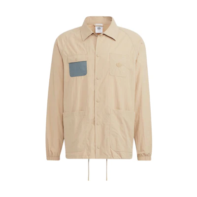 adidas Originals CHARR Multi-Pocket Outdoor Jacket Men’s Khaki Adjustable Hem HR3462