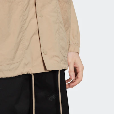阿迪达斯 Originals x CHARR 男士多口袋户外夹克 卡其色可调节下摆 HR3462 Details for 阿迪达斯 Originals x CHARR 男士多口袋户外夹克 卡其色可调节下摆 HR3462